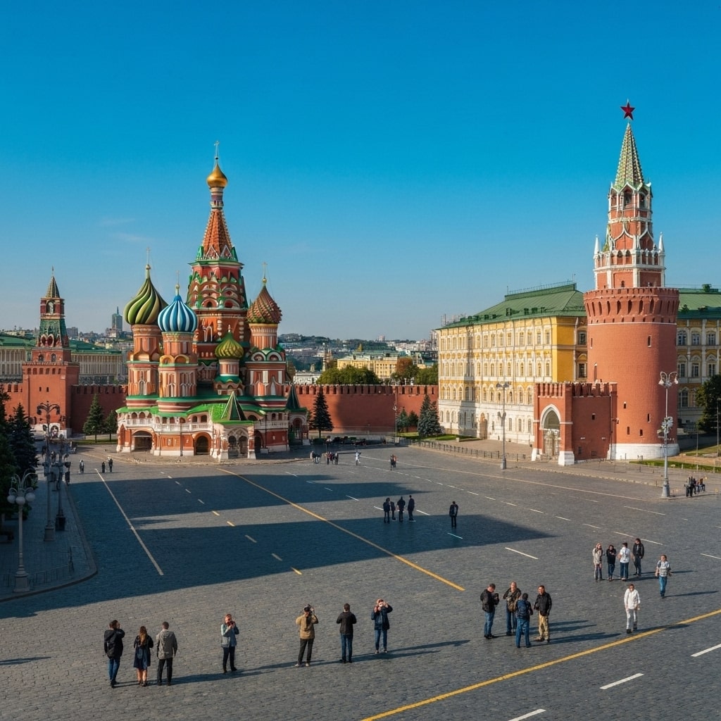 Красная Площадь и Кремль